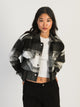 HARLOW HARLOW BRITTANY CROPPED JACKET - BLACK WHITE - Boathouse