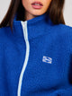 HARLOW COCO SHERPA ZIP - COBALT