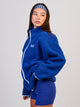 HARLOW COCO SHERPA ZIP - COBALT
