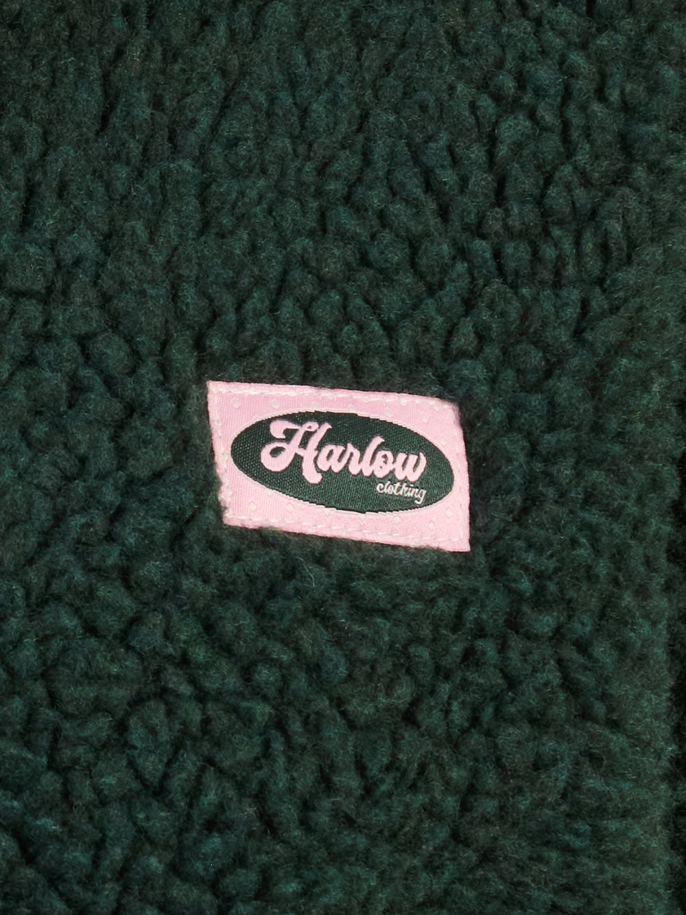 HARLOW COCO SHERPA ZIP - FORÊT