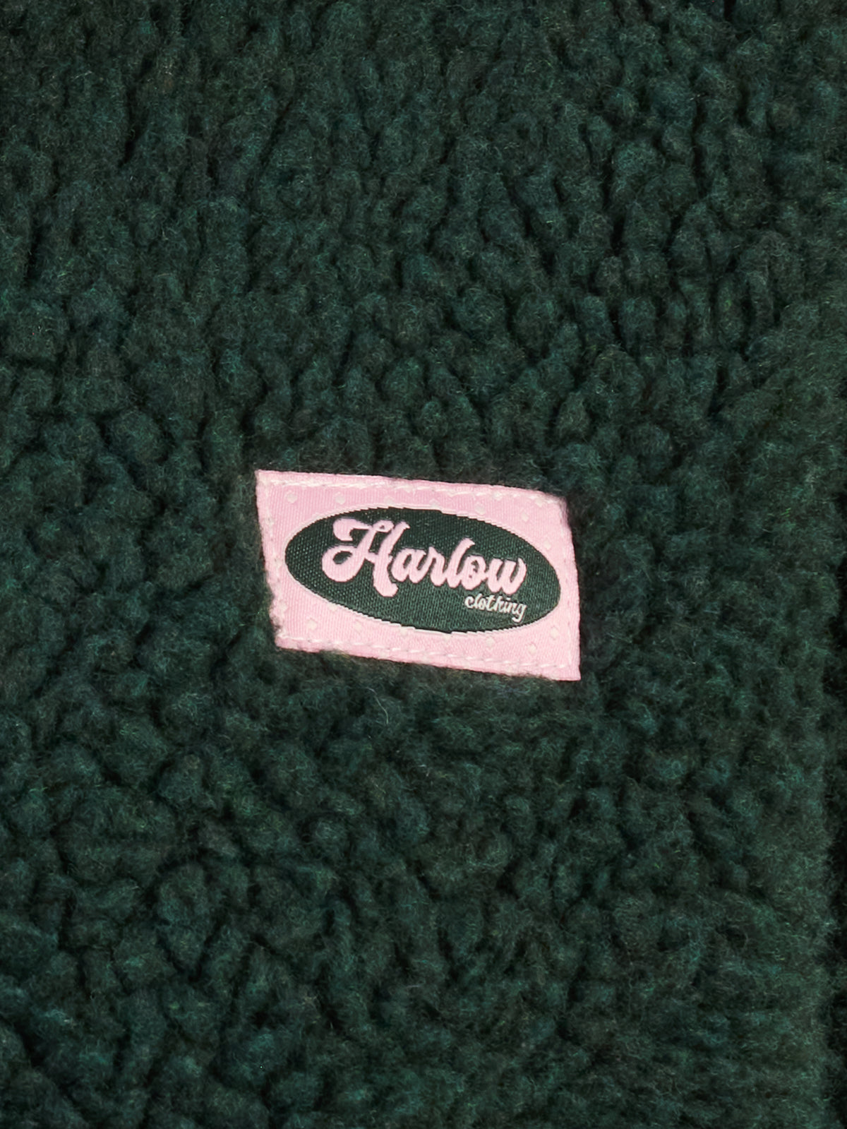 HARLOW COCO SHERPA ZIP - FOREST