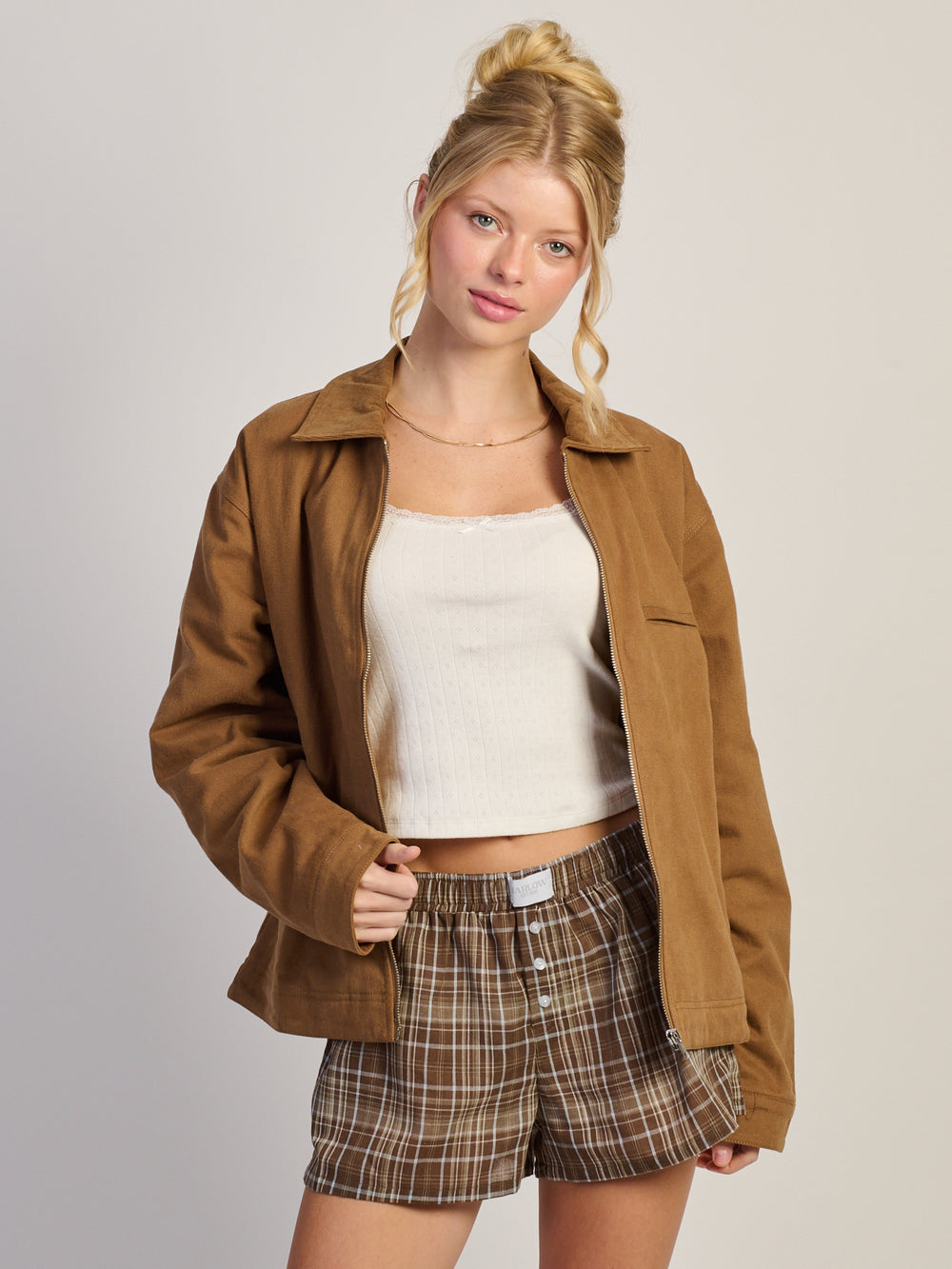 VESTE HARLOW BILLIE BARN - TAN