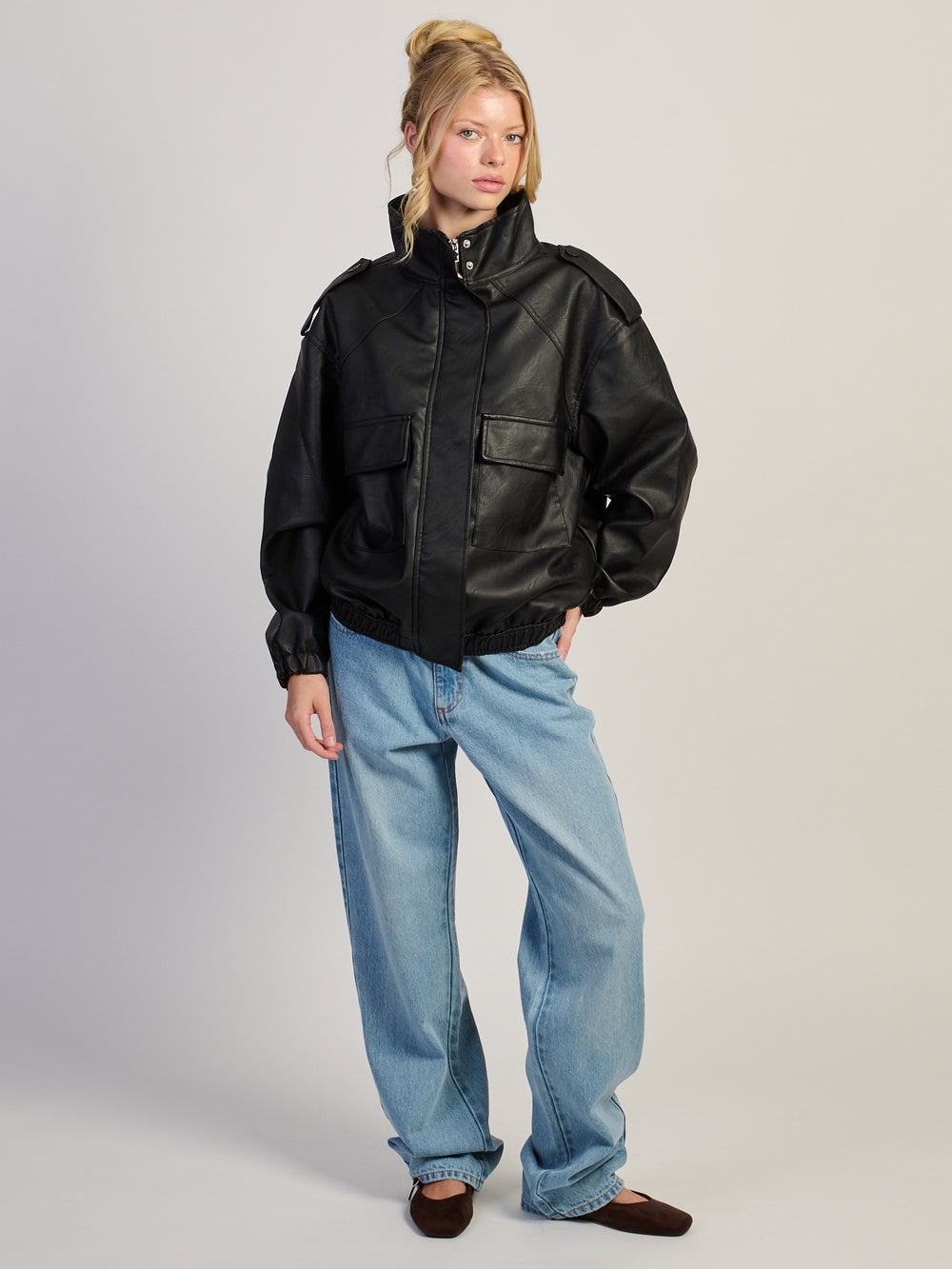HARLOW LOTTIE JACKET - BLACK