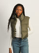 HARLOW HARLOW PEGGY PUFFER VEST - ARMY - Boathouse