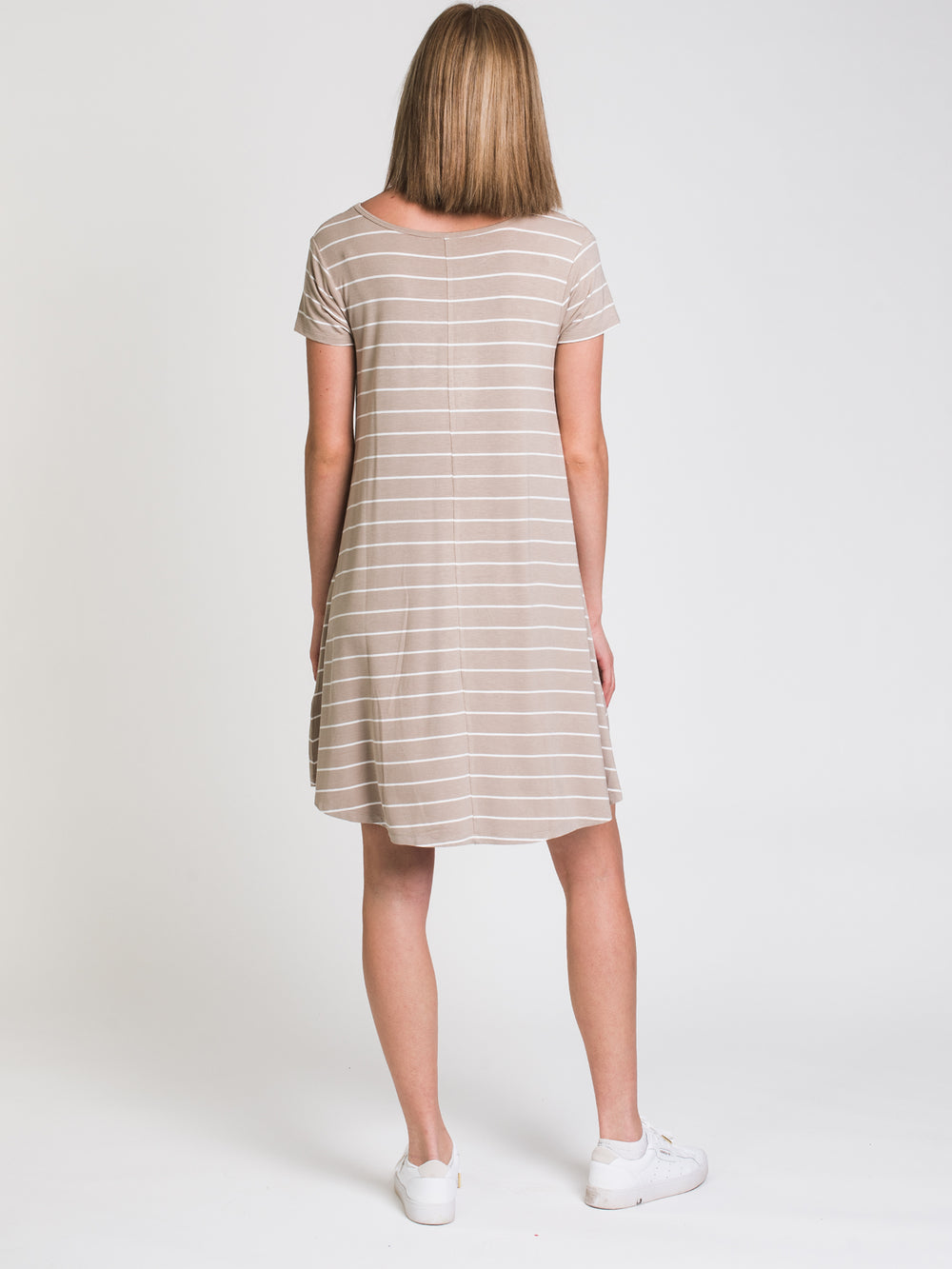 HARLOW LEIGH STRIPE TEE DRESS - CLEARANCE