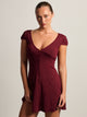 HARLOW HARLOW REMI DRESS - BURGUNDY - Boathouse