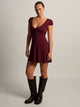 HARLOW HARLOW REMI DRESS - BURGUNDY - Boathouse