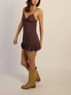 HARLOW HARLOW JENNY DRESS - CHOCOLATE - Boathouse