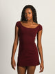 HARLOW HARLOW ROSALIE DRESS - BURGUNDY - Boathouse