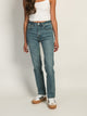 HARLOW HARLOW HIGH-RISE STRAIGHT JEAN - MID WASH - Boathouse