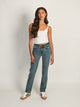 HARLOW HARLOW MID-RISE STRAIGHT JEAN - MID WASH - Boathouse