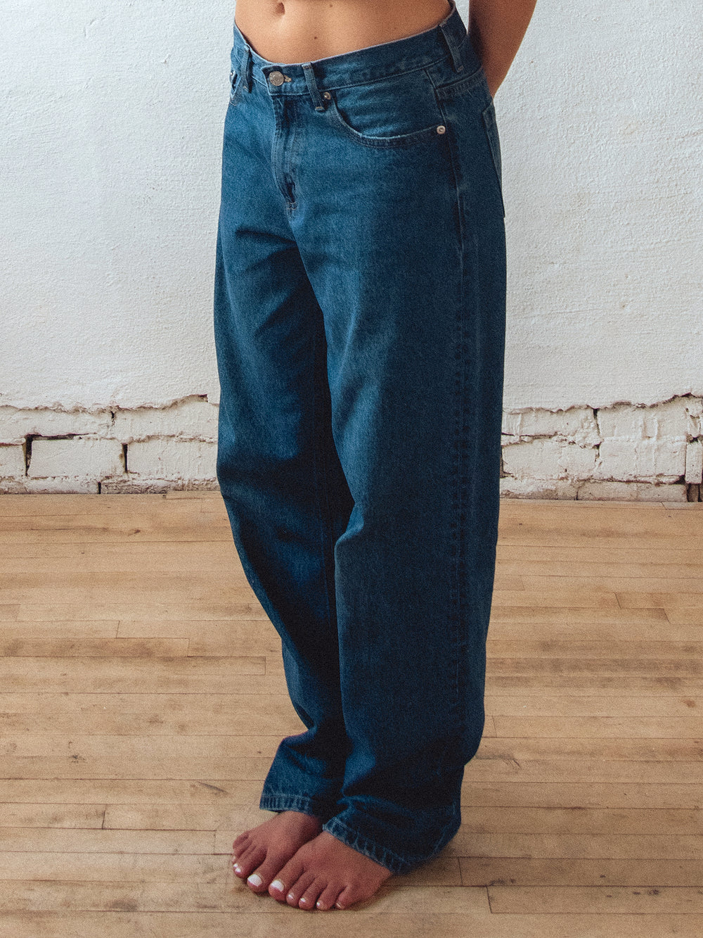 HARLOW BAGGY BOYFRIEND JEAN DARK WASH