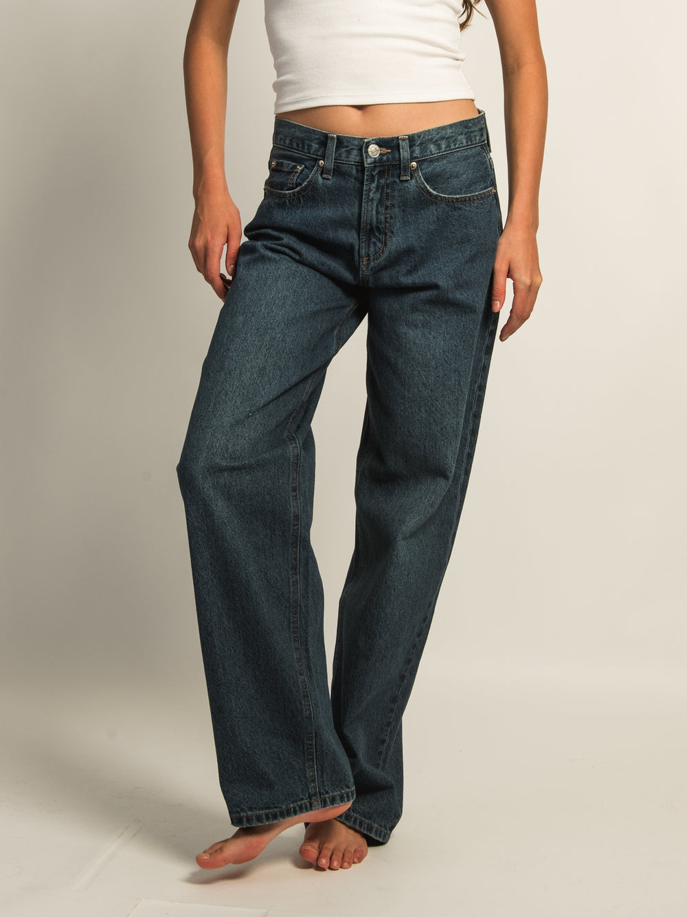 HARLOW BAGGY BOYFRIEND JEAN - DARK WASH