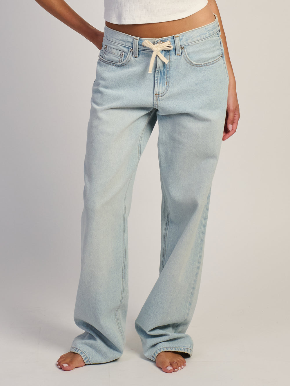 HARLOW BAGGY BOYFRIEND JEAN-TIE TWIST
