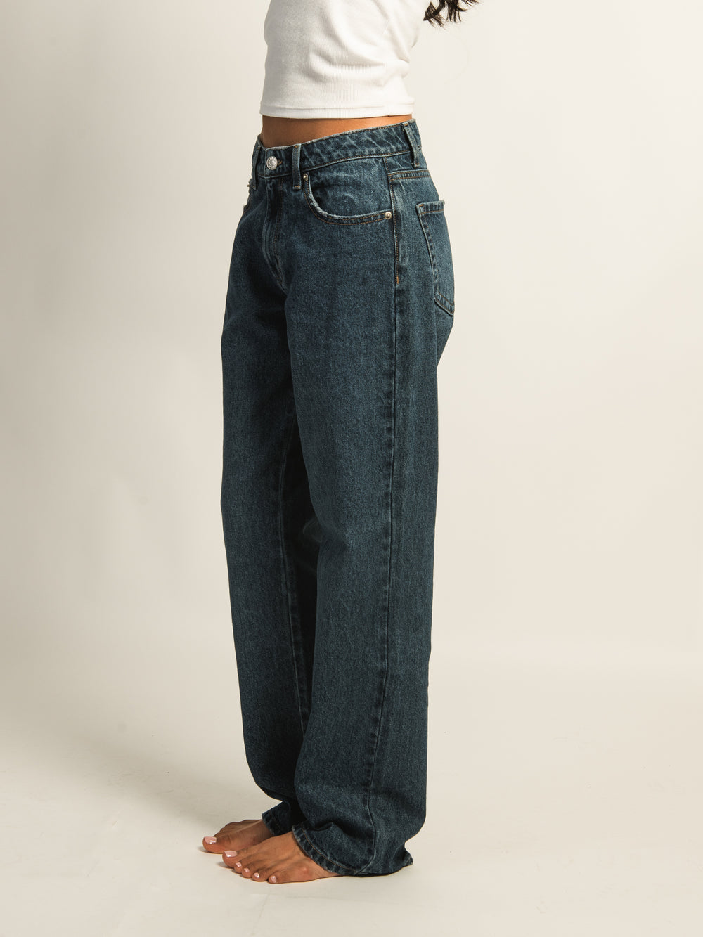 HARLOW BAGGY JEAN - DARK WASH
