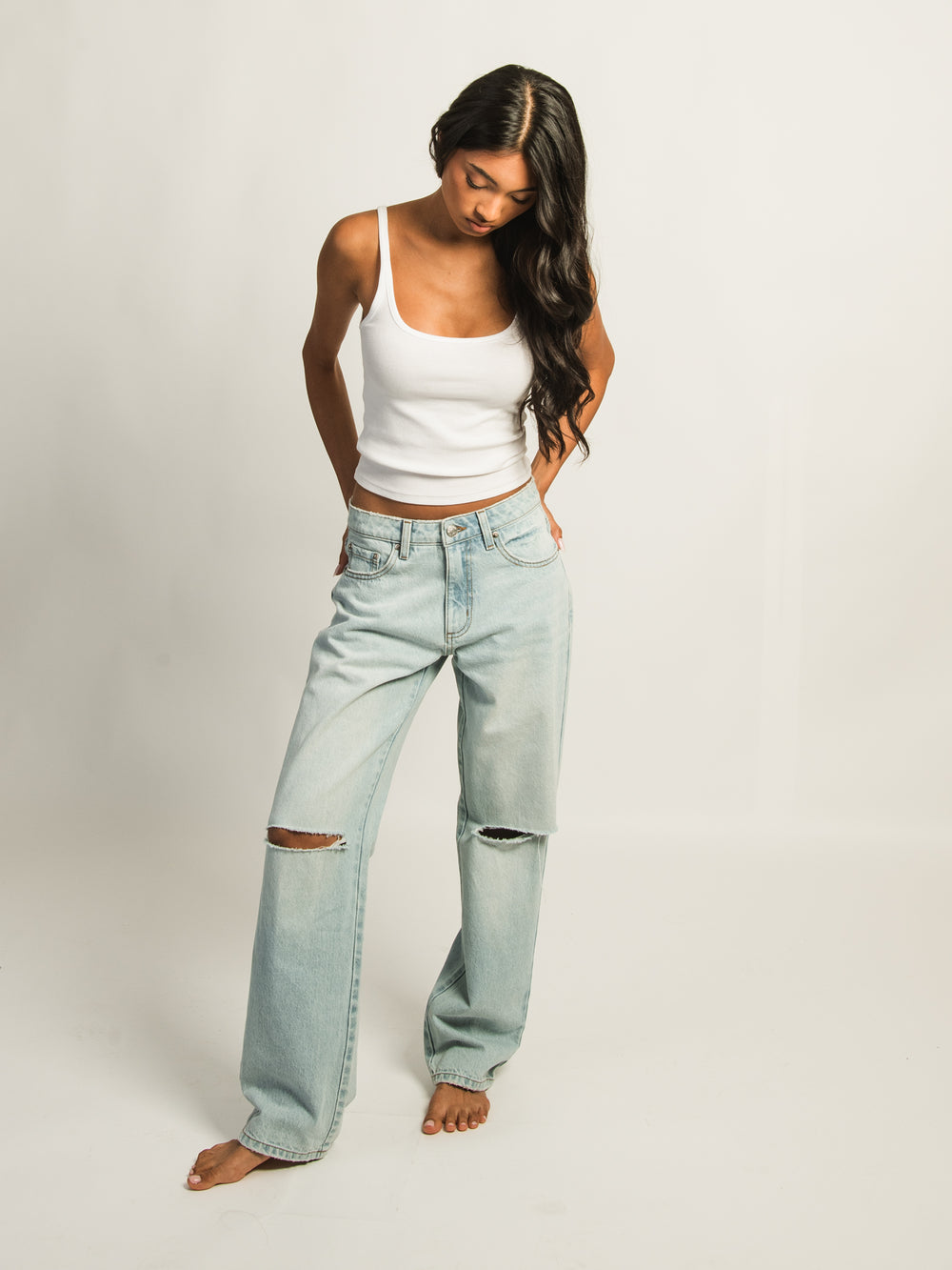HARLOW BAGGY DISTRESSED JEAN