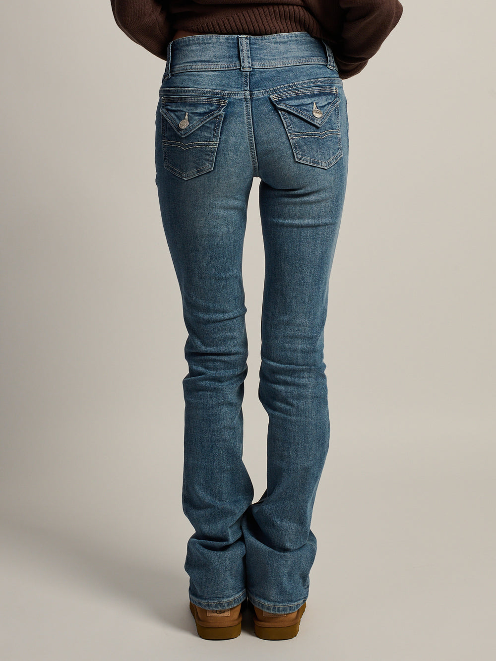 JEAN BOOTCUT TAILLE BASSE HARLOW