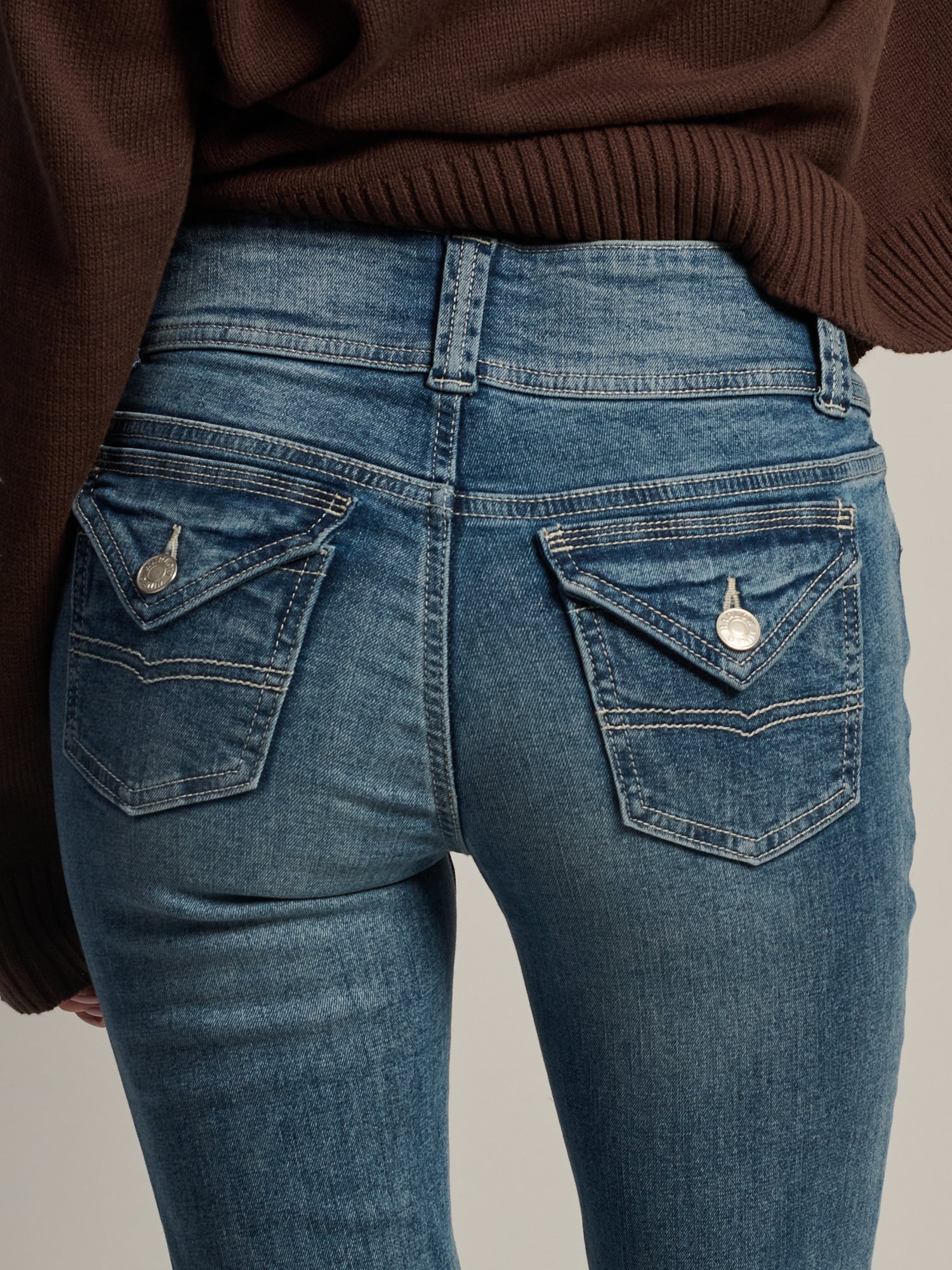 JEAN BOOTCUT TAILLE BASSE HARLOW