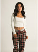 HARLOW HARLOW KYLIE FLANNEL PANTS - CLEARANCE - Boathouse
