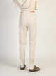 HARLOW HARLOW HIGH RISE FLEECE JOGGER - CREAM - Boathouse