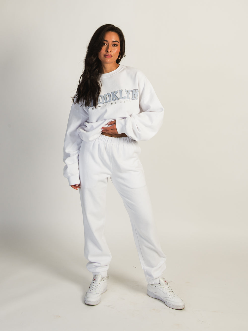 HARLOW JORDANA SWEATPANT - WHITE