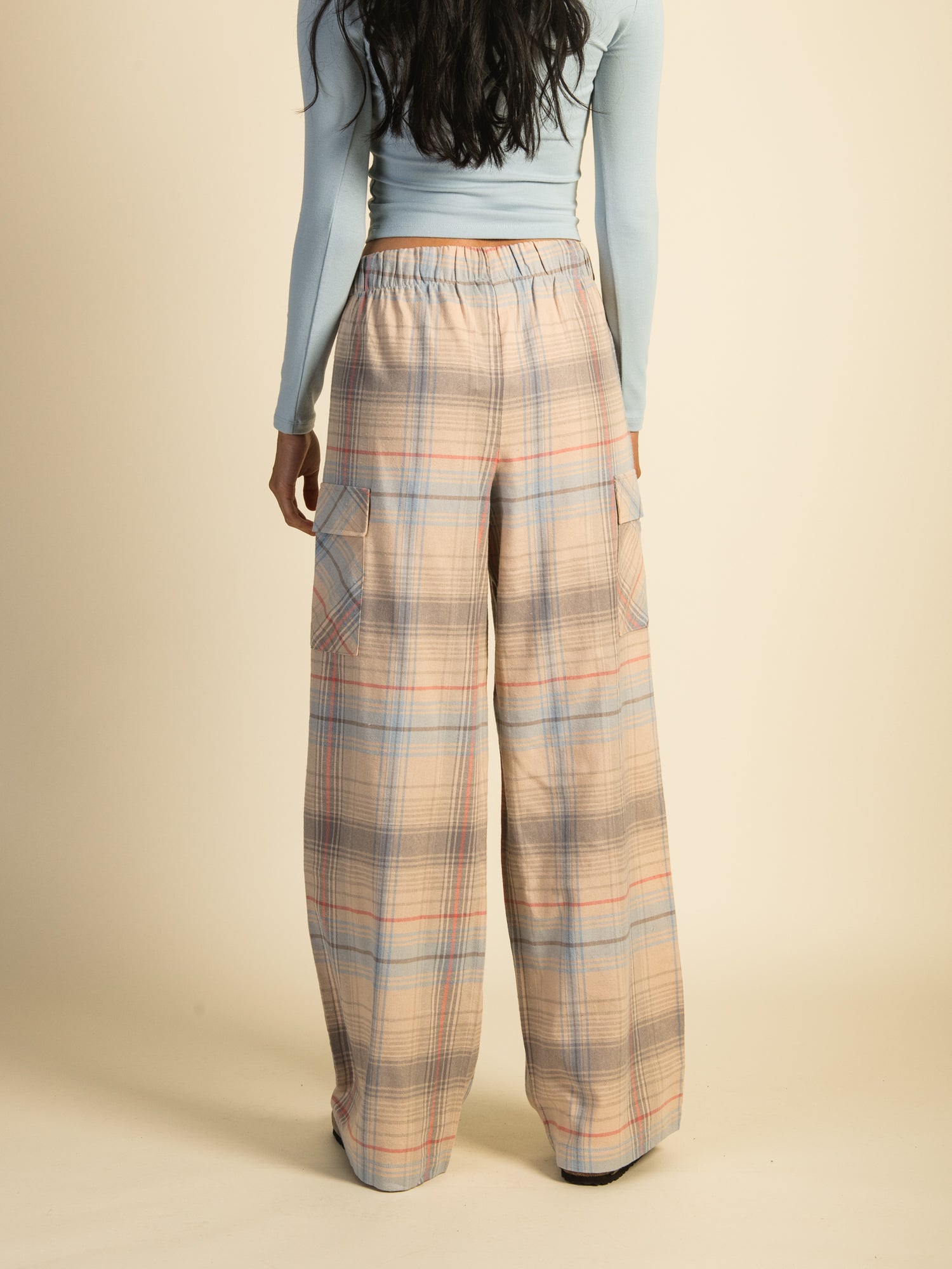 HARLOW KHLOE CARGO PANT - SAND CLEARANCE