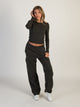 HARLOW HARLOW ANDI CARGO SWEATPANTS - CHARCOAL - Boathouse