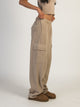 HARLOW HARLOW ANDI CARGO SWEATPANTS - MOCHA - Boathouse