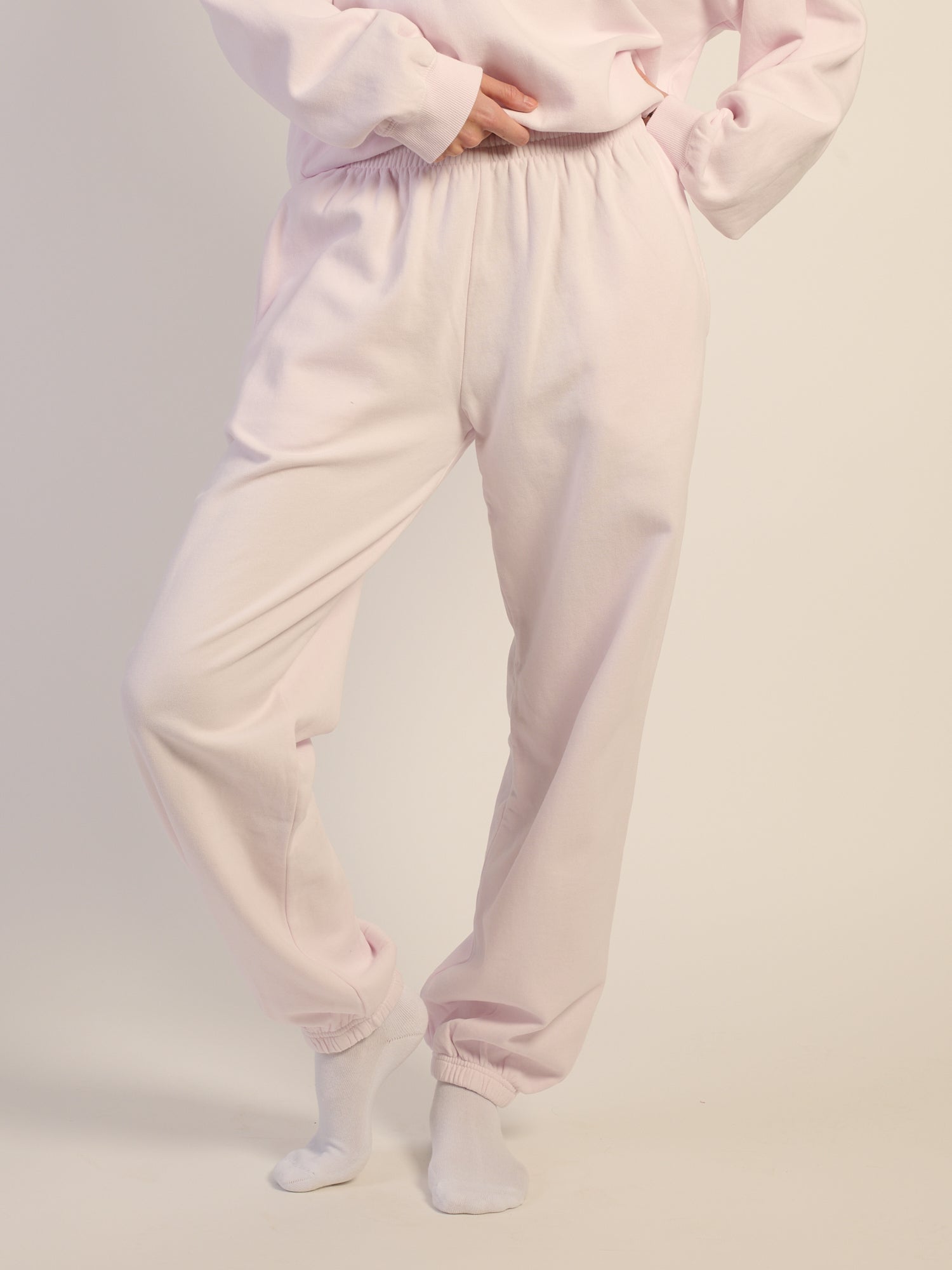 HARLOW BEAU SWEATPANT - BABY PINK