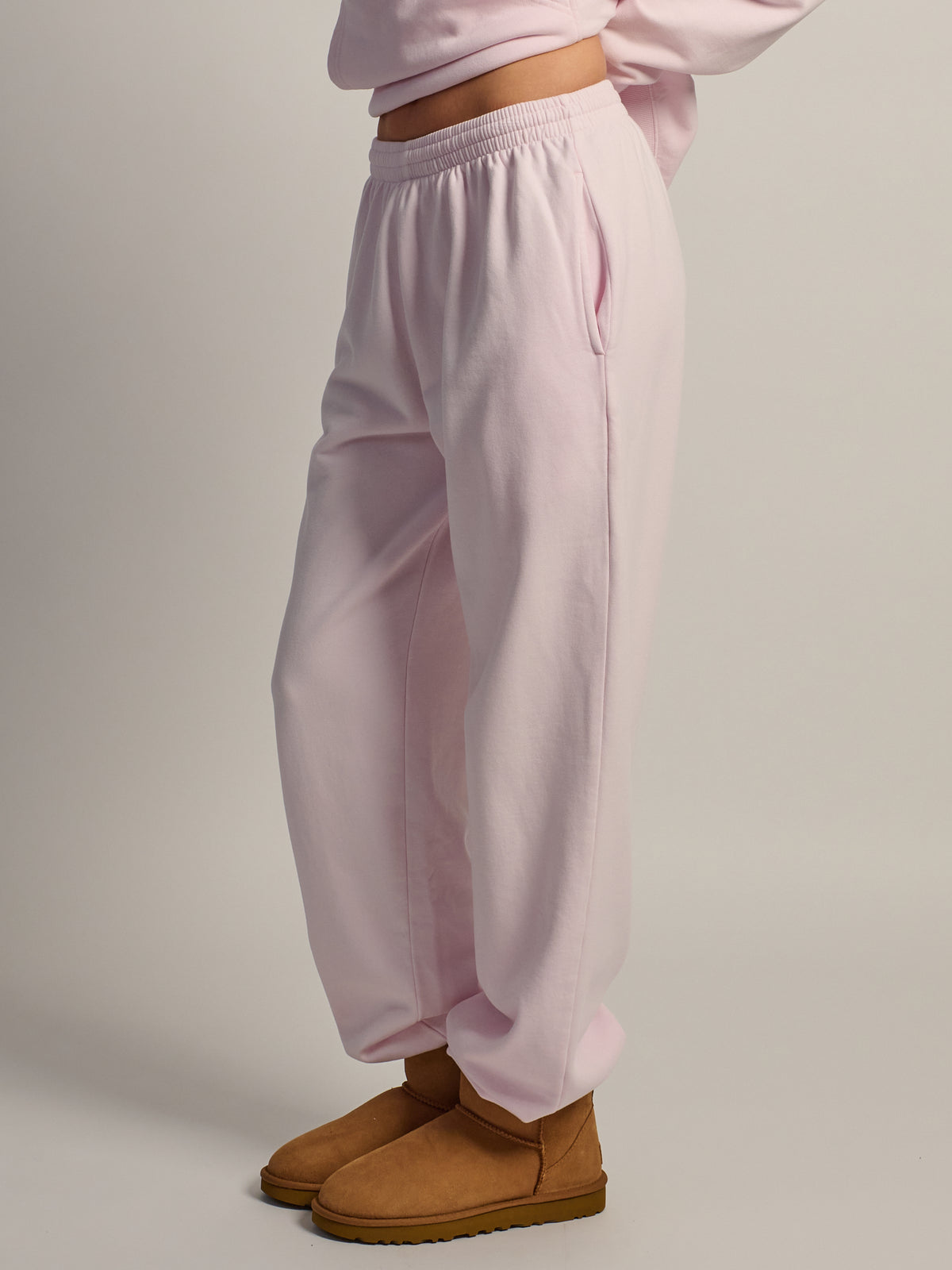 HARLOW BEAU SWEATPANT - BABY PINK