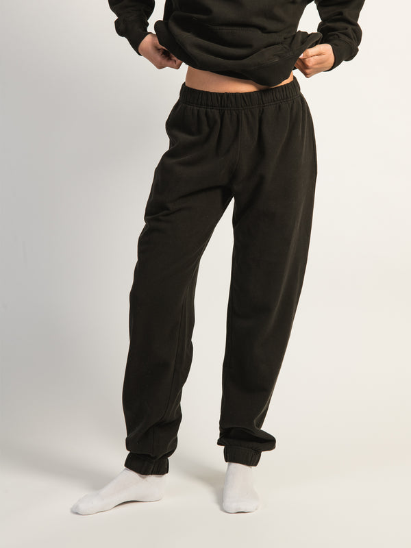 HARLOW JORDANA RELAXED SWEATPANT - BLACK