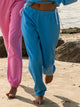 HARLOW HARLOW JORDANA RELAXED SWEATPANT - ELECTRIC BLUE - Boathouse