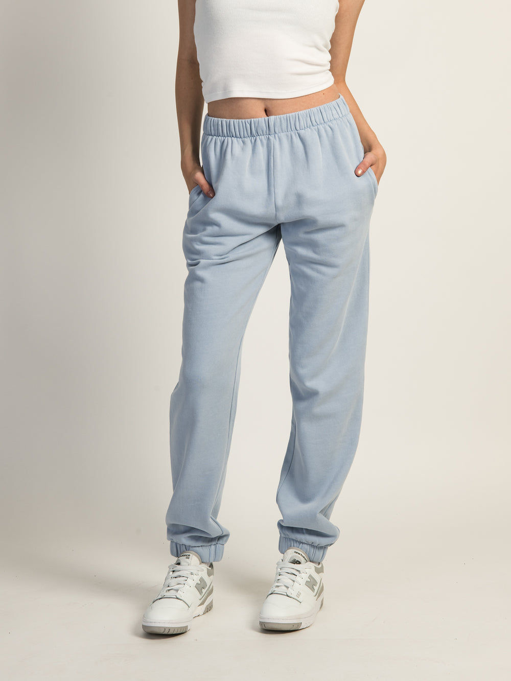 HARLOW JORDANA RELAXED SWEATPANT - BABY BLUE