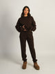 HARLOW HARLOW JORDANA RELAXED SWEATPANT - CHOCOLATE - Boathouse