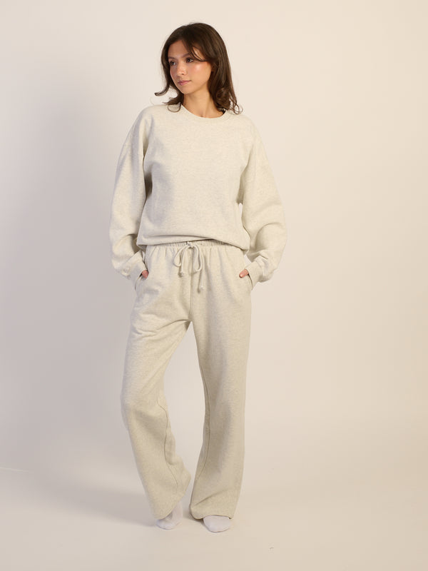 HARLOW STELLA STRAIGHT LEG SWEATPANT - CLOUD