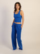 HARLOW STELLA STRAIGHT LEG SWEATPANT - COBALT