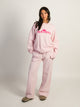 HARLOW HARLOW STELLA STRAIGHT LEG SWEATPANT - LIGHT PINK - Boathouse