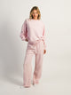 HARLOW HARLOW STELLA STRAIGHT LEG SWEATPANT - LIGHT PINK - Boathouse