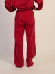 HARLOW HARLOW STELLA STRAIGHT LEG SWEATPANT - RUBY - Boathouse