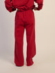 HARLOW HARLOW STELLA STRAIGHT LEG SWEATPANT - RUBY - Boathouse