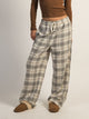 HARLOW HARLOW PLAID PANT - CREAM - Boathouse