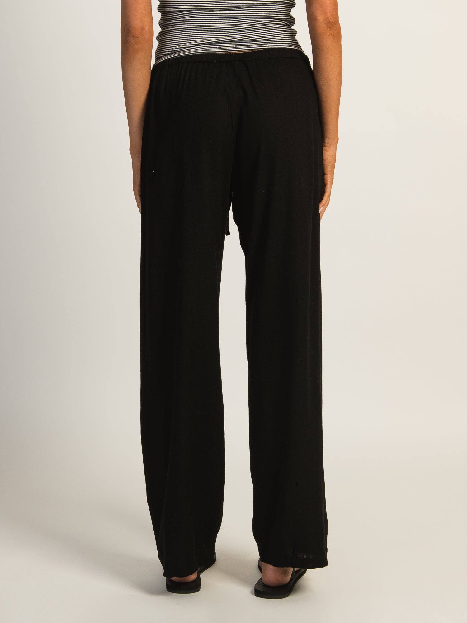 PANTALON EN LIN HARLOW LANA – NOIR