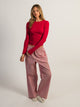 HARLOW TAYLOR PANT - RED