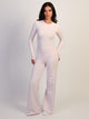 HARLOW ESSENTIALS FOLDOVER PANT - BABY PINK