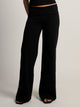 HARLOW HARLOW ESSENTIAL FOLDOVER WIDE LEG PANT - BLACK - Boathouse