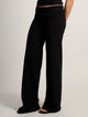 HARLOW HARLOW ESSENTIAL FOLDOVER WIDE LEG PANT - BLACK - Boathouse