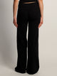 HARLOW HARLOW ESSENTIAL FOLDOVER WIDE LEG PANT - BLACK - Boathouse
