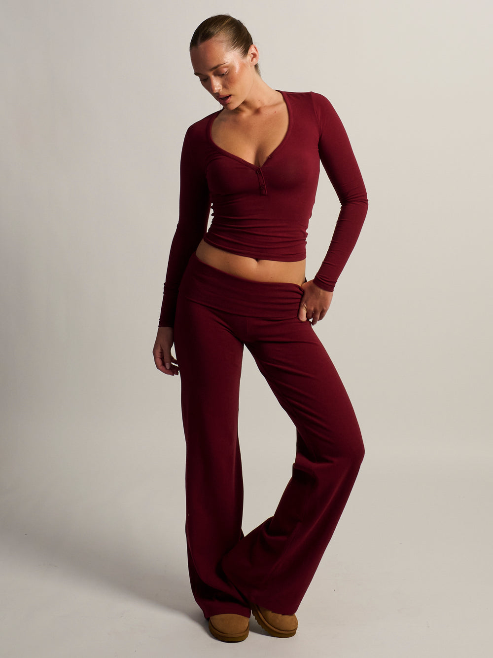 PANTALON PLIABLE HARLOW ESSENTIAL - JAMBE LARGE