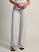 HARLOW HARLOW ESSENTIAL FOLDOVER WIDE LEG PANT - CLOUD - Boathouse