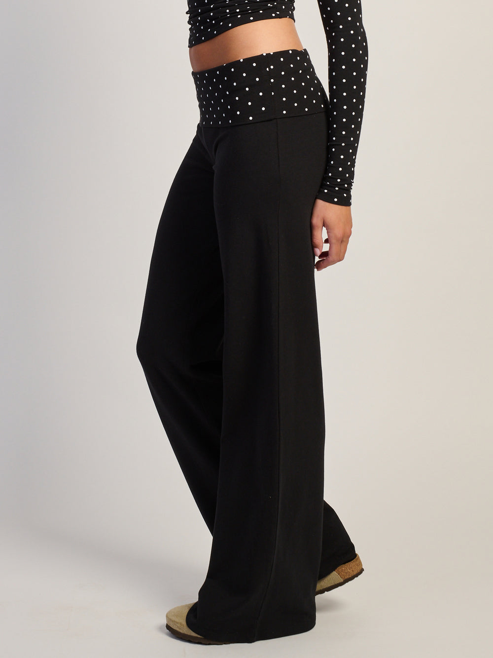 PANTALON PLIABLE HARLOW ESSENTIALS - NOIR/BLANC